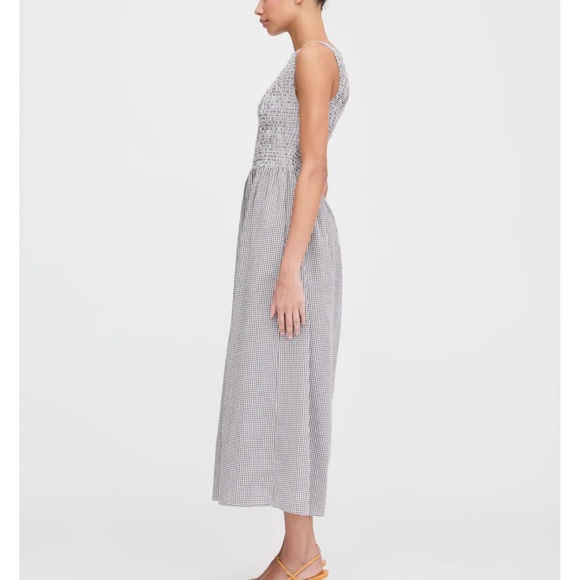 Hill House Cosimo Nap chocolate gingham maxi dress - Picture 7 of 10